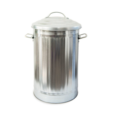 Galvanized waste bucket